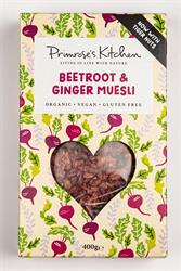 Primrose&039;s Kitchen Raw Beetroot and Ginger Muesli - 400g