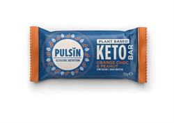 Pulsin Chocolate Orange & Peanut Keto Bar - 50g
