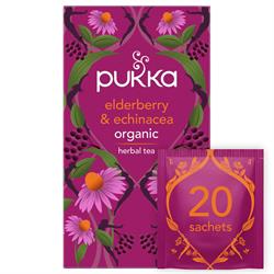 Pukka Elderberry and Echinacea Tea - 20bags
