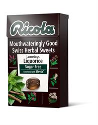 Ricola Liquorice Sugar Free Lozenges Box - 45g