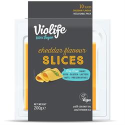 Violife Vegan Cheddar Flavour Slices - 200g