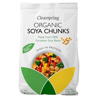 Clearspring Organic Soya Chunks - 200g - Image 2