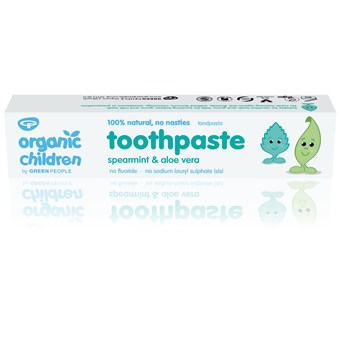 Organic Children Spearmint & Aloe Vera Toothpaste - Image 2