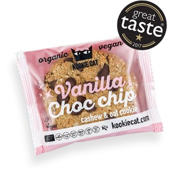 Kookie Cat Vanilla & Choc Chip Cookie - 55g - Image 2