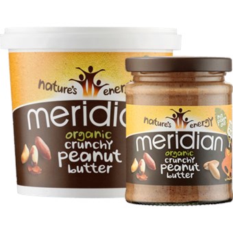 Meridian Organic Crunchy Peanut Butter - 1kg - Image 2