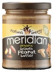 Meridian Organic Smooth Peanut Butter - 280g - Image 2