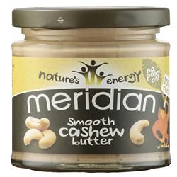 Meridian Natural Smooth Cashew Butter - 170g - Image 2