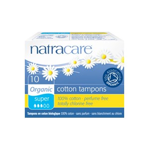 Natracare Super Non Applicator Tampons - 10 Tampons - Image 2
