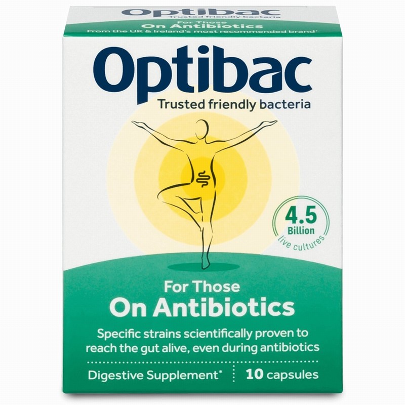 Optibac Probiotics For Those on Antibiotics - 10 Caps - Image 2