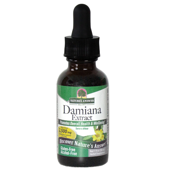 Nature's Answer Damiana Leaf Alcohol Free Liquid Herbal Extract