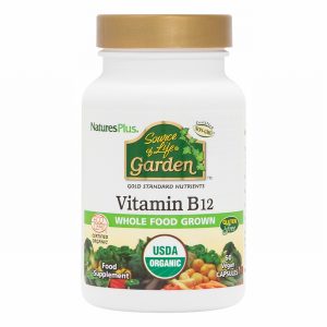 SOL GRDN ORGANIC VIT B-12 1000MCG CAP 60
