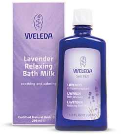 Weleda Lavender Relaxing Bath Milk - 200ml - Image 2