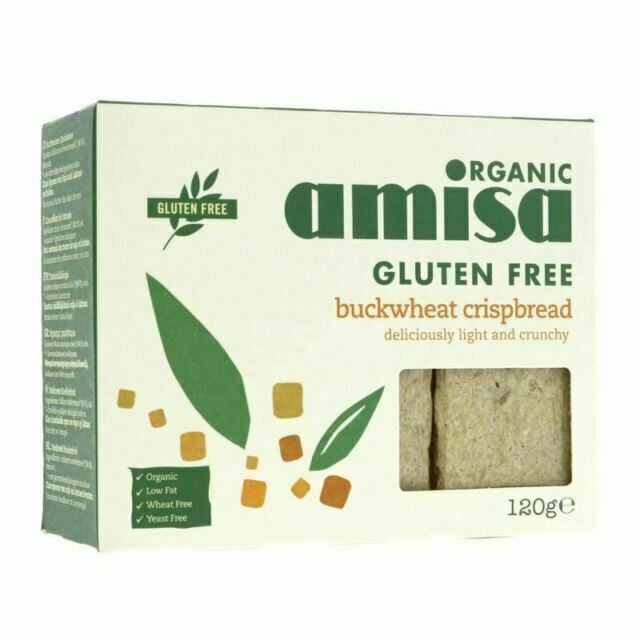 Amisa Organic Gluten Free Buckwheat Crispbread - 120g - Image 2